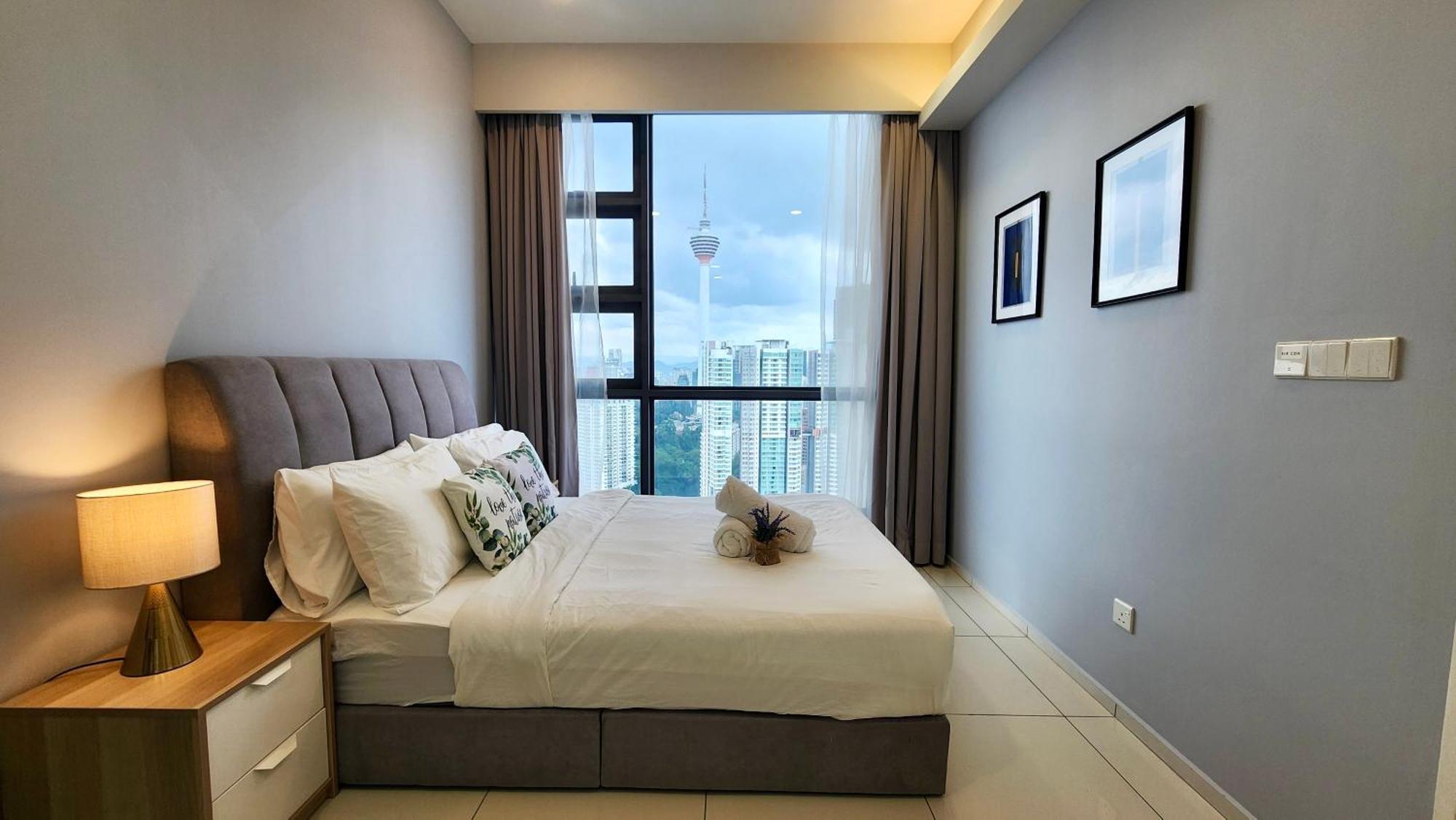 Skyline View In Bukit Bintang The Robertson 42F Apartment Kuala Lumpur Luaran gambar