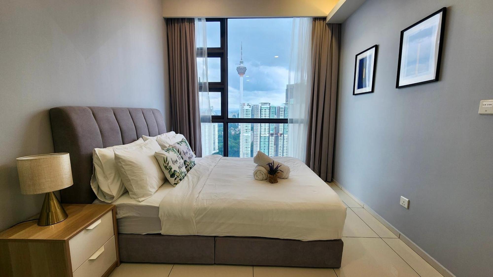 Skyline View In Bukit Bintang The Robertson 42F Apartment Kuala Lumpur Luaran gambar